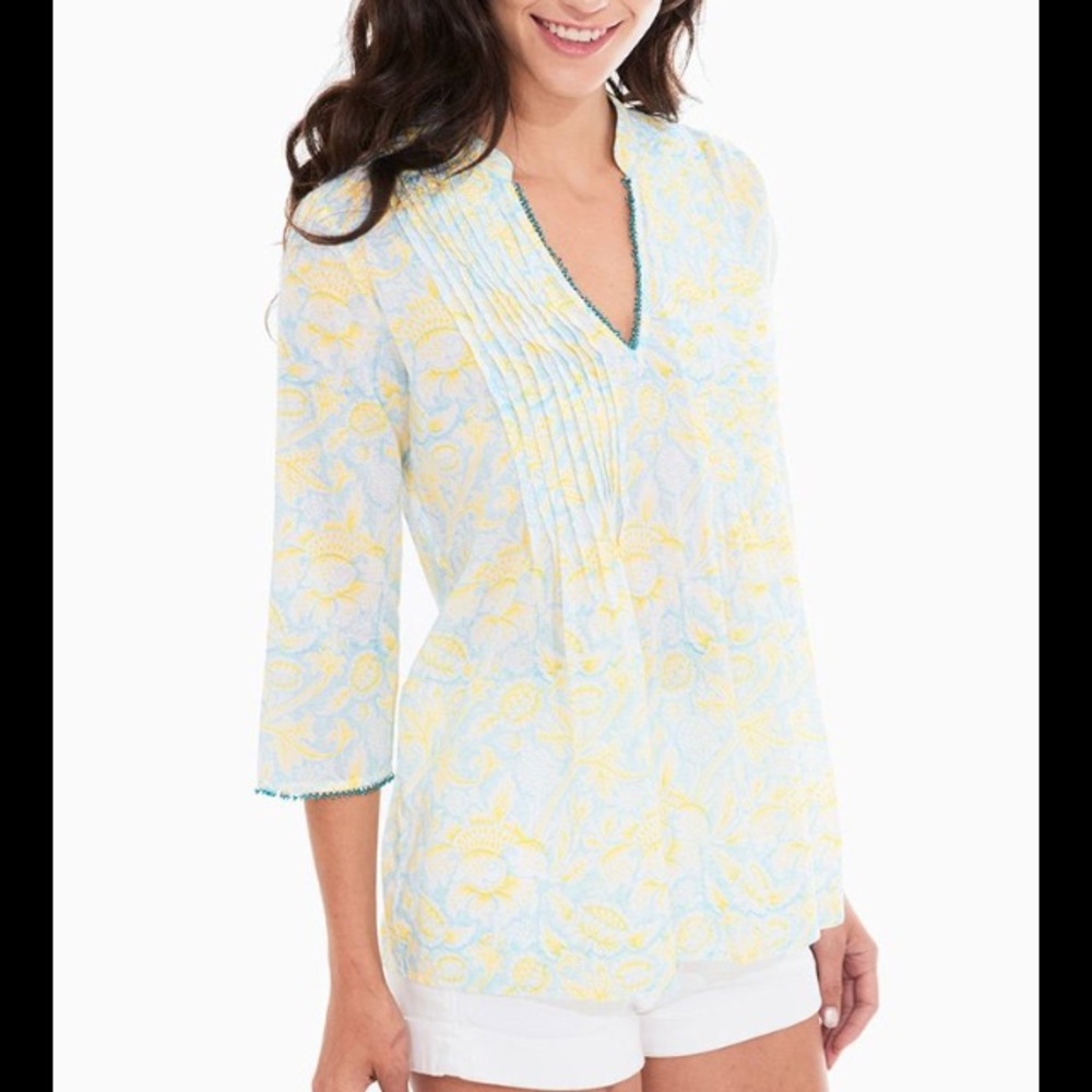 Roberta Roller Rabbit 100% cotton Irina top M Excellent condition, worn once. - Picture 2 of 12